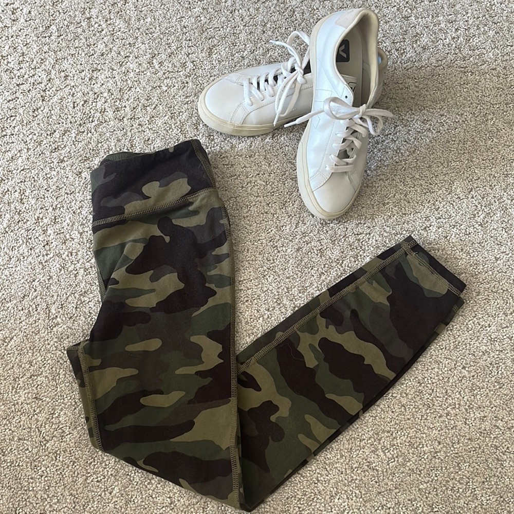 J. Crew camo cropped leggings